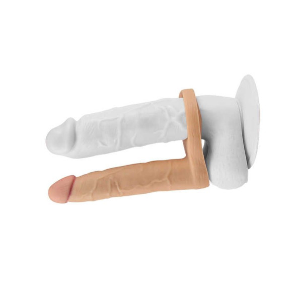 Телесная насадка для двойного проникновения The Ultra Soft Double 6.25 - 15,8 см. Телесная насадка для двойного проникновения The Ultra Soft Double 6.25 - 15,8 см.