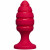 Красная анальная пробка The Blast - 11,9 см.