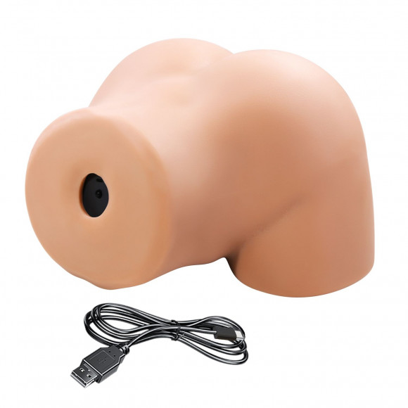 Телесный мастурбатор Olivia с 2 любовными отверстиями