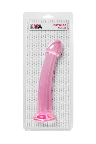 Розовый нереалистичный фаллоимитатор Jelly Dildo XL - 22 см. Розовый нереалистичный фаллоимитатор Jelly Dildo XL - 22 см.