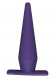 Фиолетовая анальная пробка Funky - 10,5 см.