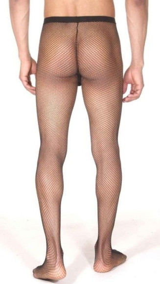 Мужские полупрозрачные колготки в сеточку Мужские полупрозрачные колготки в сеточку