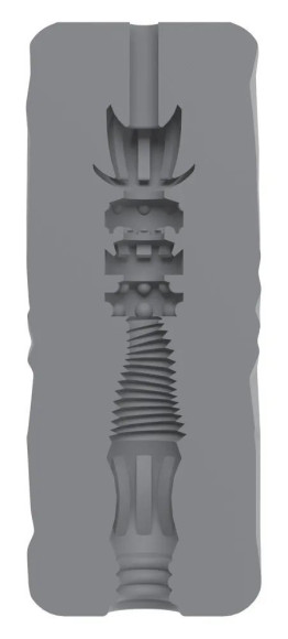 Серый мастурбатор Squeezable Masturbator 01 Серый мастурбатор Squeezable Masturbator 01