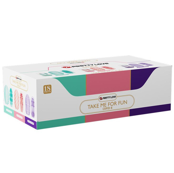 Набор из 18 мастурбаторов Take me for Fun Набор из 18 мастурбаторов Take me for Fun