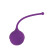 Фиолетовый силиконовый вагинальный шарик Фиолетовый силиконовый вагинальный шарик