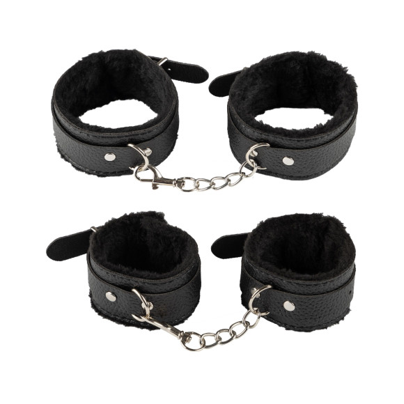 Набор из 7 черных БДСМ-девайсов Набор из 7 черных БДСМ-девайсов