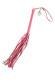 Розовая кожаная плеть - 50 см. Розовая кожаная плеть - 50 см.